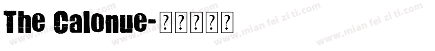 The Calonue字体转换